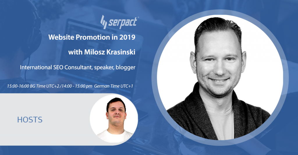 Website Promotion in 2019 With Milosz Krasinski