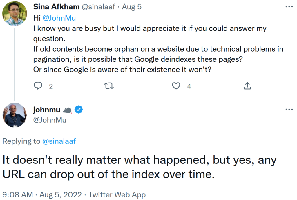 Google относно премахването на URL-и от индекса