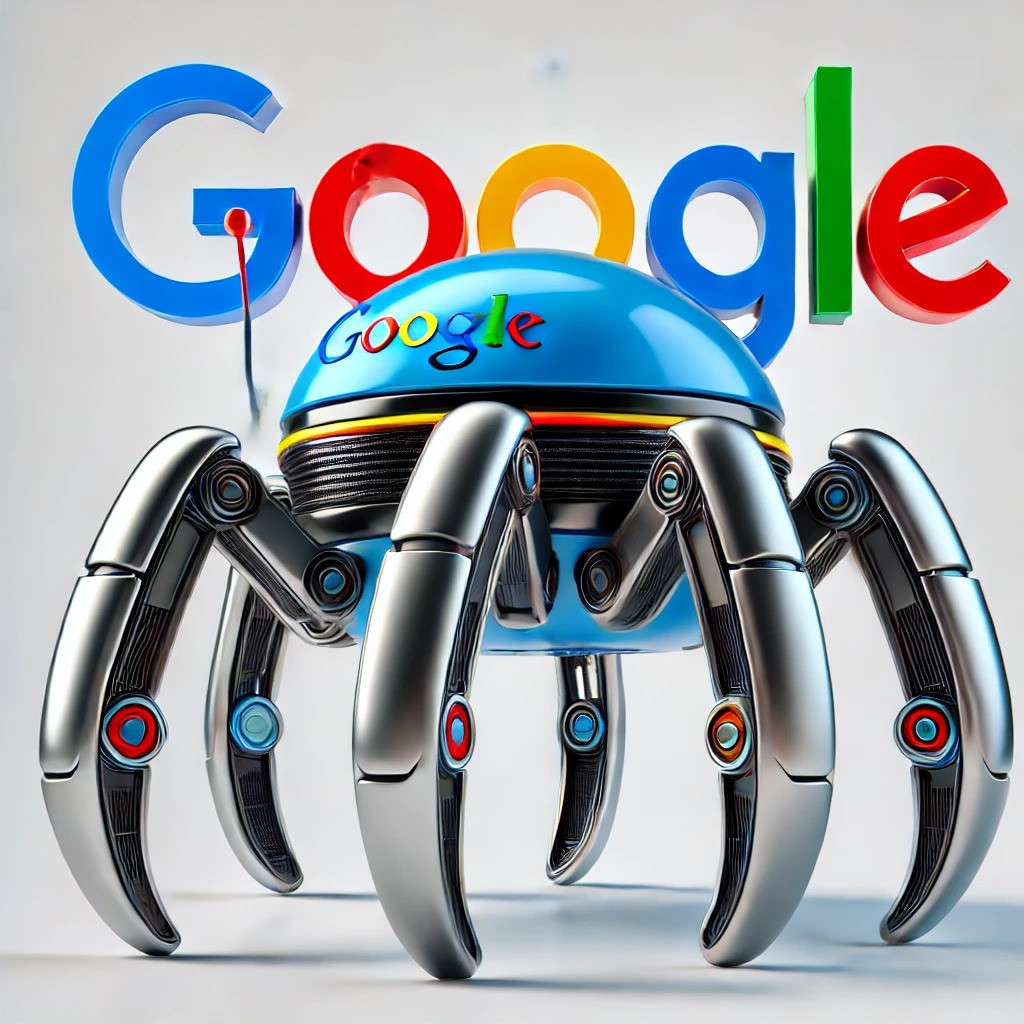 изображение, визуализиращо Google crawler