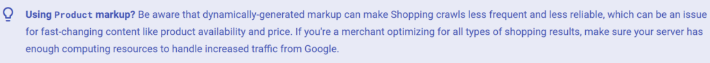 Google относно използването на Product Markup
